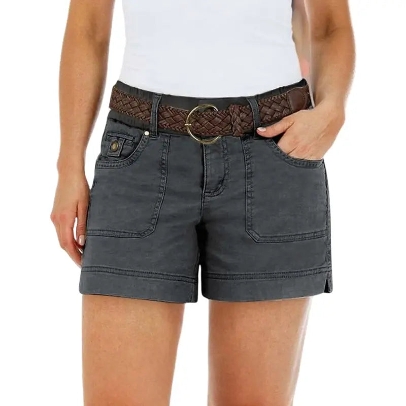 Women's Casual Mid-Rise Denim Shorts ✨ Relaxed Fit Everyday Summer Essential