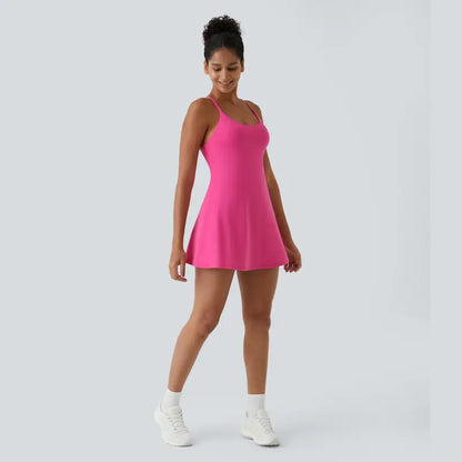 FINAL HOURS🔥 Backless Active Mini Dress Ultra Soft • Easy Peezy Fit
