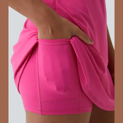FINAL HOURS🔥 Backless Active Mini Dress Ultra Soft • Easy Peezy Fit