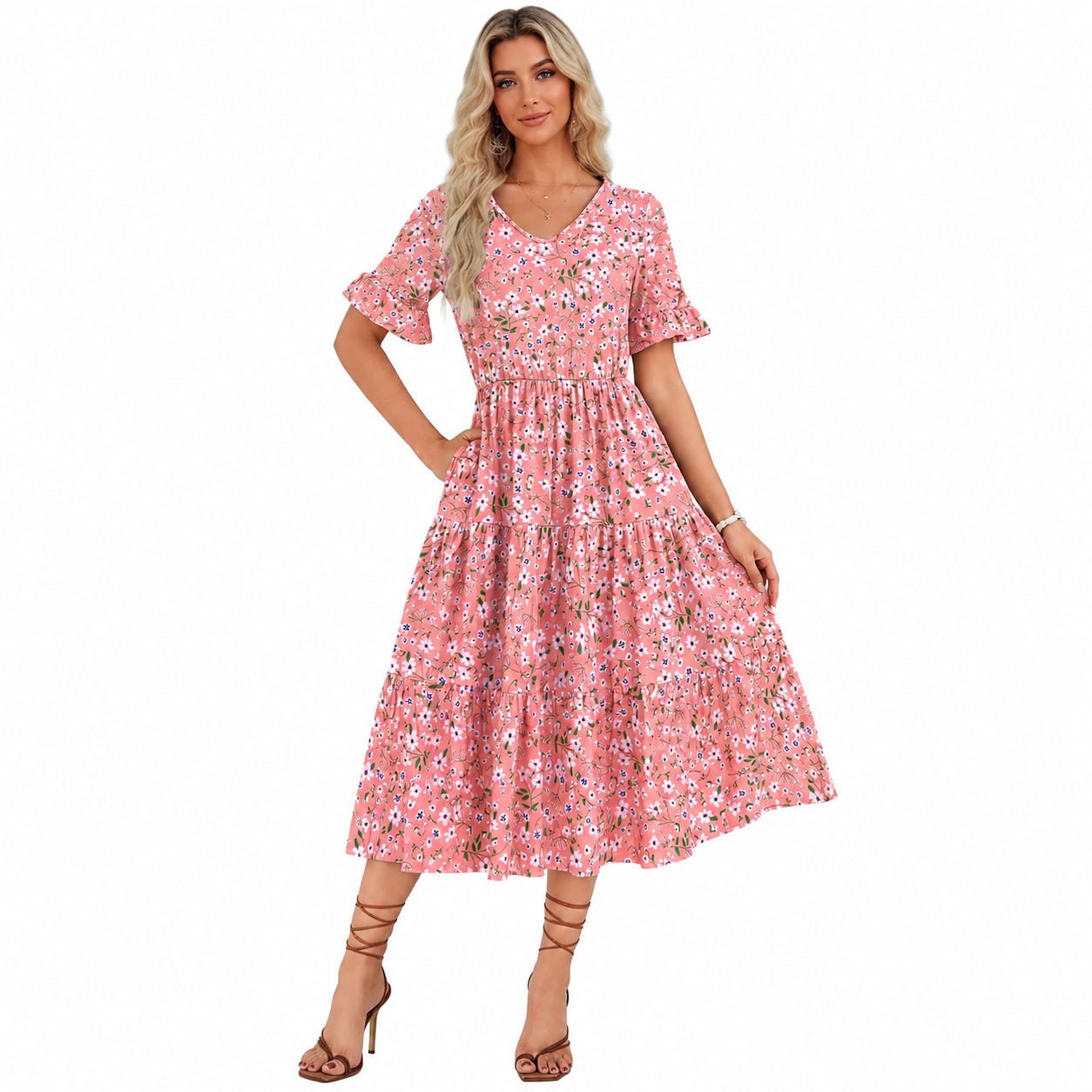 ✨ The Summer Dress Everyone Loves | Flowy Floral Midi with Pockets
