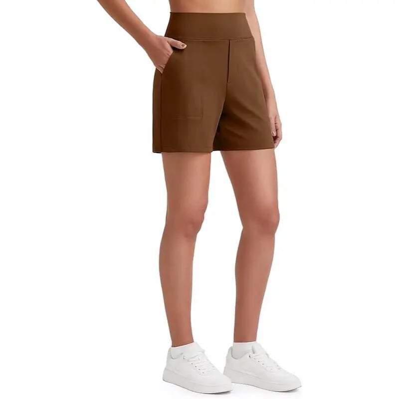 Women's High Waisted Athletic Shorts ✨ Running Yoga Workout Shorts with Pockets Casual Summer Activewear