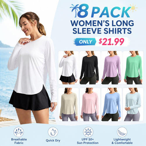 Women's UPF 50+ Sun Shirt ✨ Lightweight Quick-Dry Long Sleeve UV Protection Top