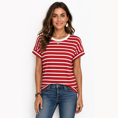 Women's Summer Short Sleeve Tops ✨ Soft Dressy Casual Shirts for Everyday Wear