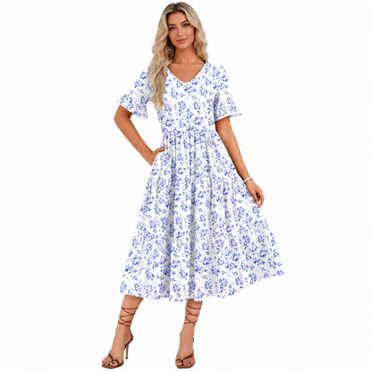 ✨ The Summer Dress Everyone Loves | Flowy Floral Midi with Pockets