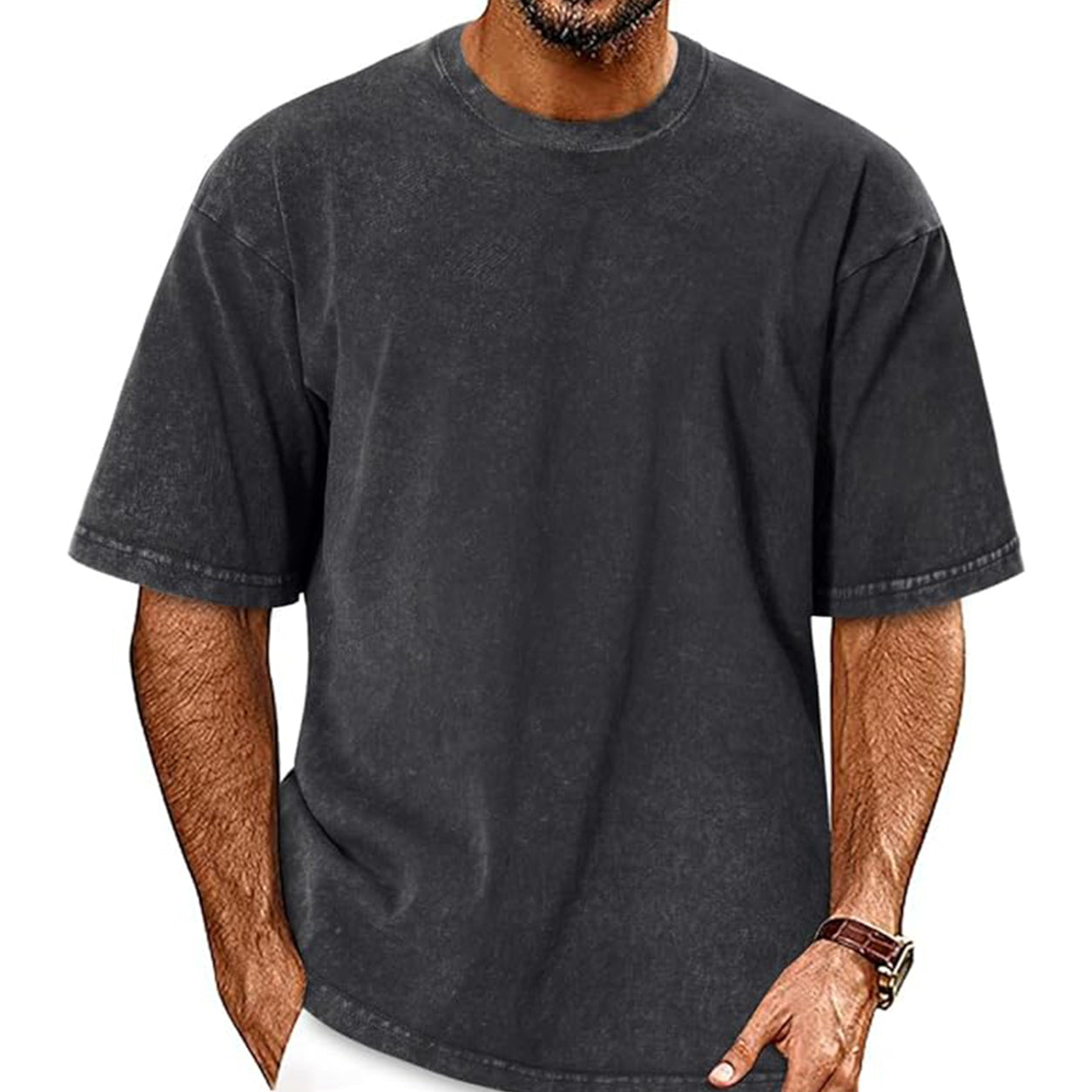 💯 Vintage Washed Oversized Tee | Soft Cotton, Relaxed Fit & Everyday Style
