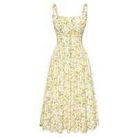 White Yellow Floral