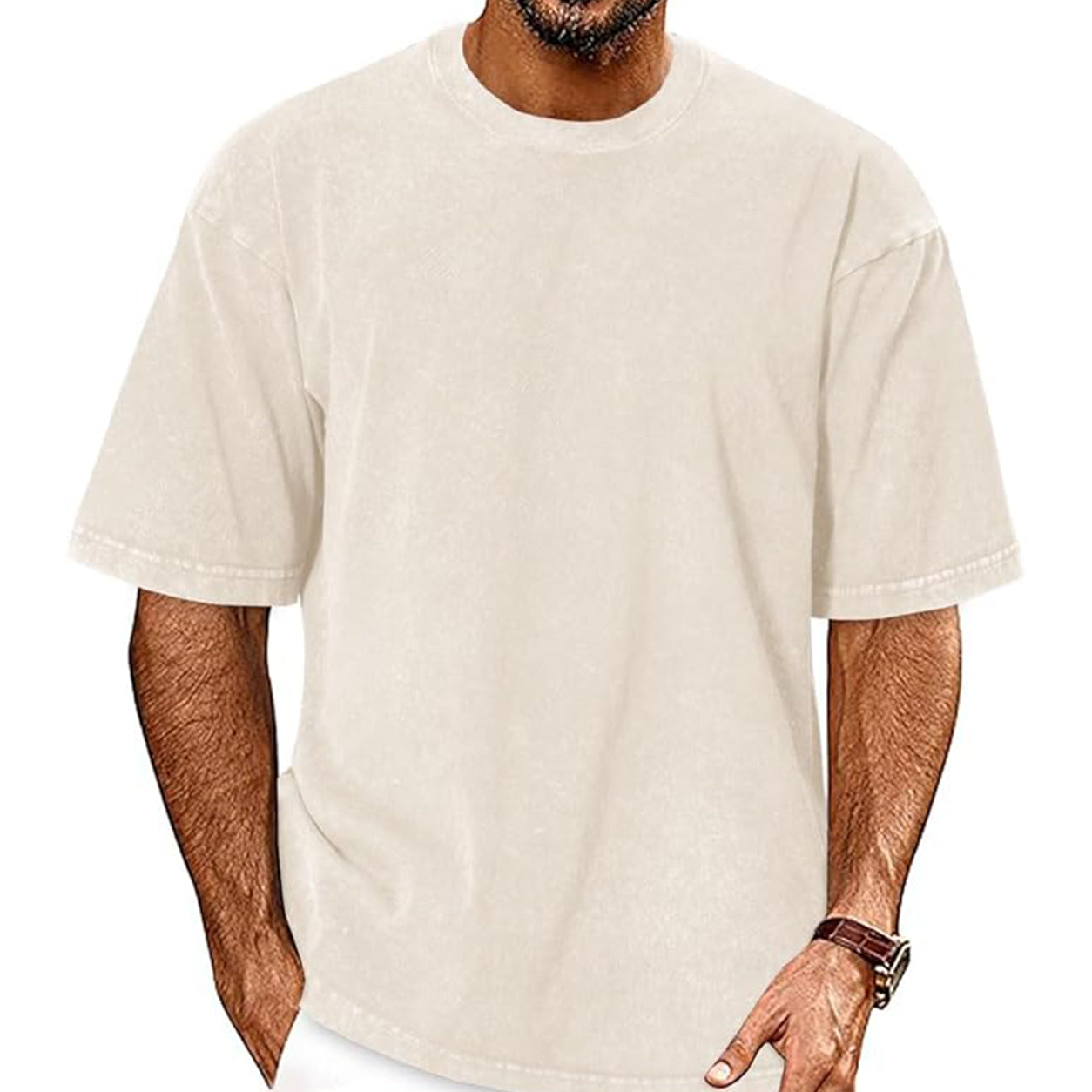 💯 Vintage Washed Oversized Tee | Soft Cotton, Relaxed Fit & Everyday Style
