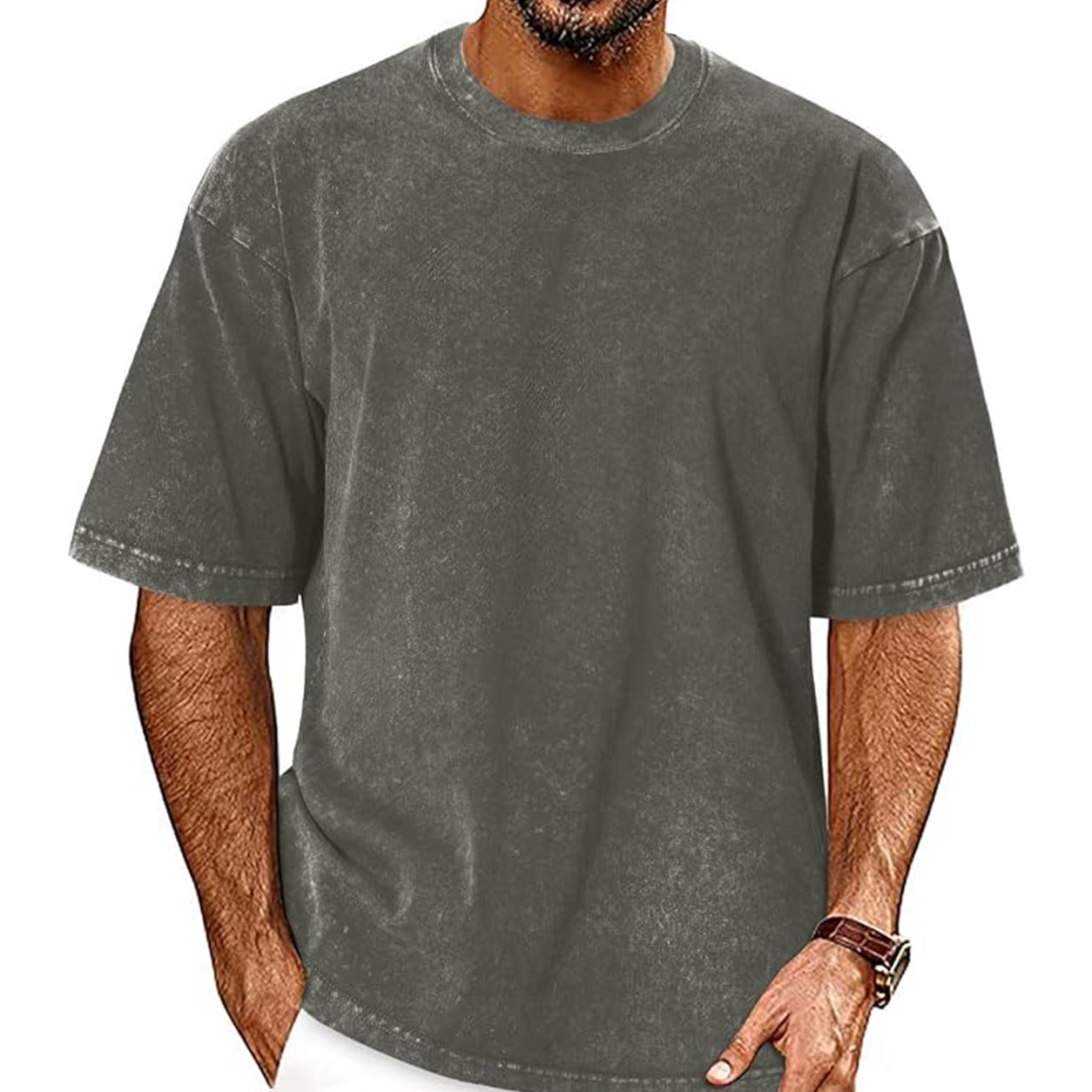 💯 Vintage Washed Oversized Tee | Soft Cotton, Relaxed Fit & Everyday Style