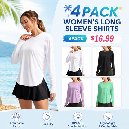 Women's UPF 50+ Sun Shirt ✨ Lightweight Quick-Dry Long Sleeve UV Protection Top