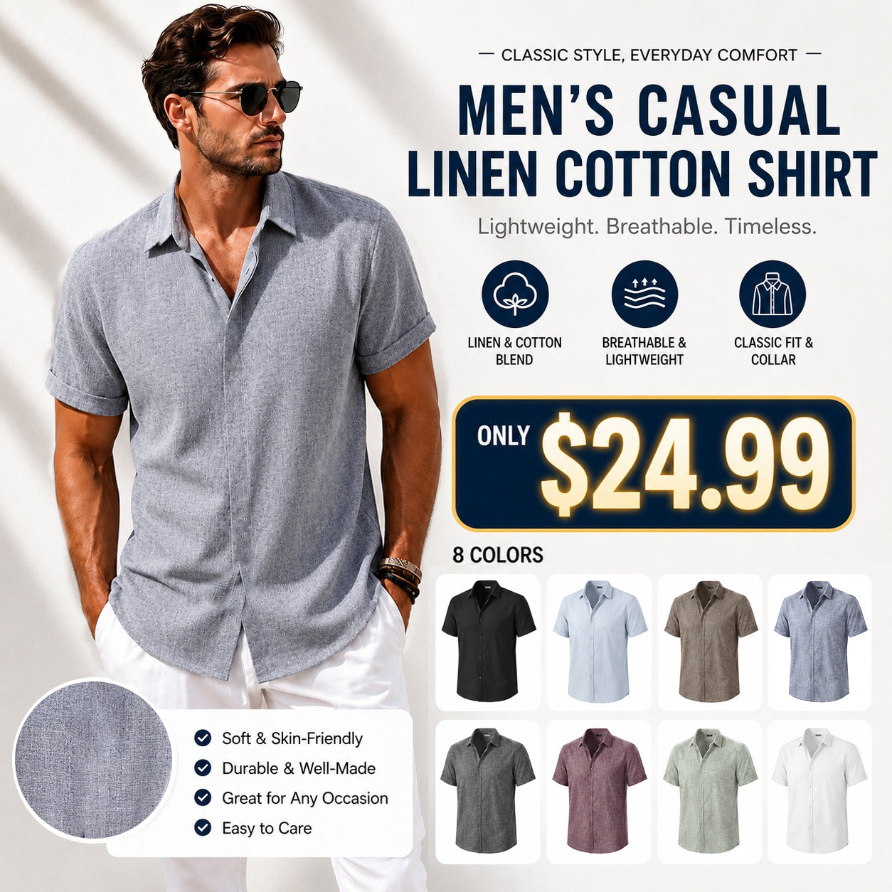 🔥 The Summer Shirt Every Man Needs | Lightweight, Breathable & Effortlessly Stylish