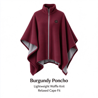 🔥Black Friday Deal｜Washable Fleece USB Heated Wrap Poncho
