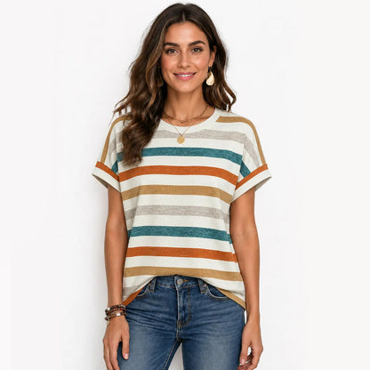 Women's Summer Short Sleeve Tops ✨ Soft Dressy Casual Shirts for Everyday Wear