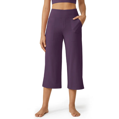 🔥 Once You Try These Capri Yoga Pants, You’ll Want Every Color ✨ High Waisted Comfort Fit with Pockets