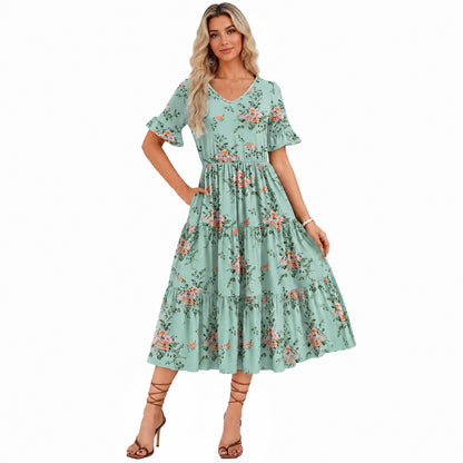 ✨ The Summer Dress Everyone Loves | Flowy Floral Midi with Pockets