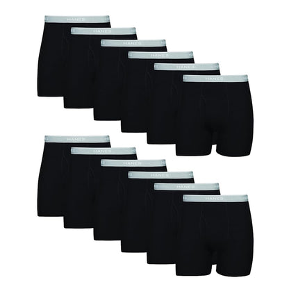 Men's Cotton Boxer Briefs ✨ Breathable Moisture-Wicking Underwear with No Ride Up Comfort