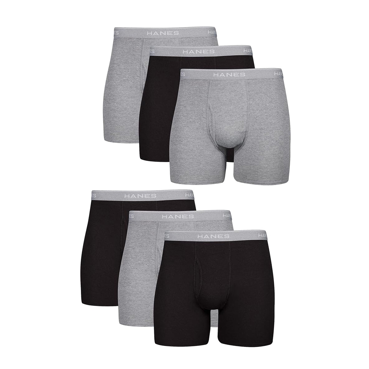 Men's Cotton Boxer Briefs ✨ Breathable Moisture-Wicking Underwear with No Ride Up Comfort