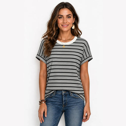 Women's Summer Short Sleeve Tops ✨ Soft Dressy Casual Shirts for Everyday Wear