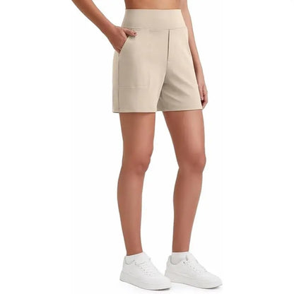 Women's High Waisted Athletic Shorts ✨ Running Yoga Workout Shorts with Pockets Casual Summer Activewear