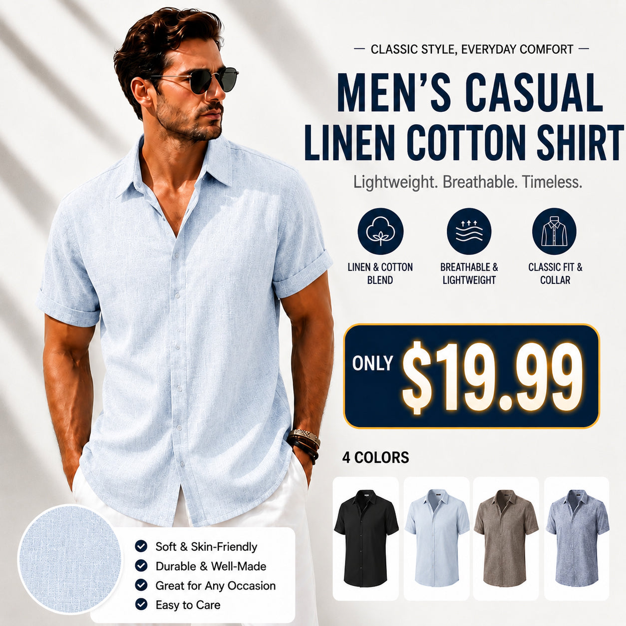🔥 The Summer Shirt Every Man Needs | Lightweight, Breathable & Effortlessly Stylish