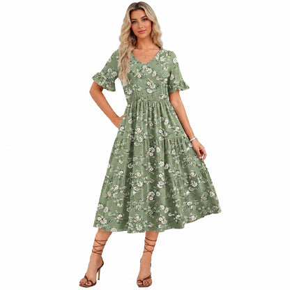 ✨ The Summer Dress Everyone Loves | Flowy Floral Midi with Pockets