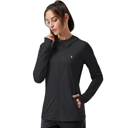 Women's UPF 50+ Sun Protection Hoodie ✨ Lightweight Breathable Long Sleeve Outdoor Jacket