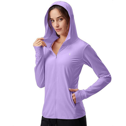 Women's UPF 50+ Sun Protection Hoodie ✨ Lightweight Breathable Long Sleeve Outdoor Jacket