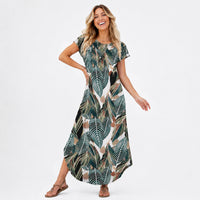 Floral Palm Leaf