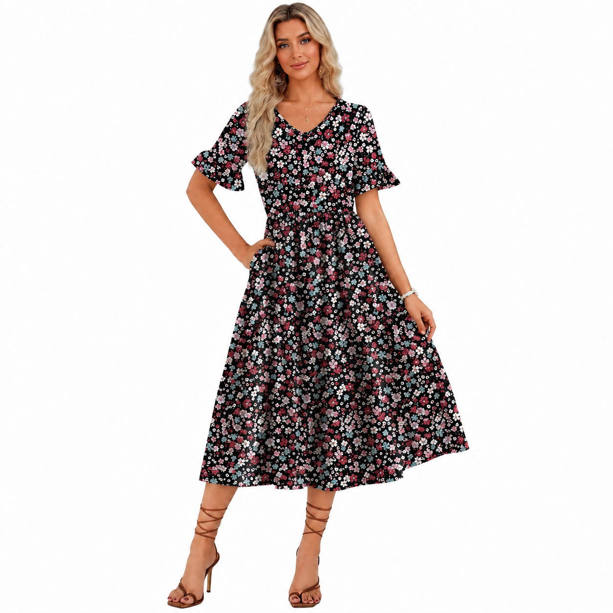 ✨ The Summer Dress Everyone Loves | Flowy Floral Midi with Pockets