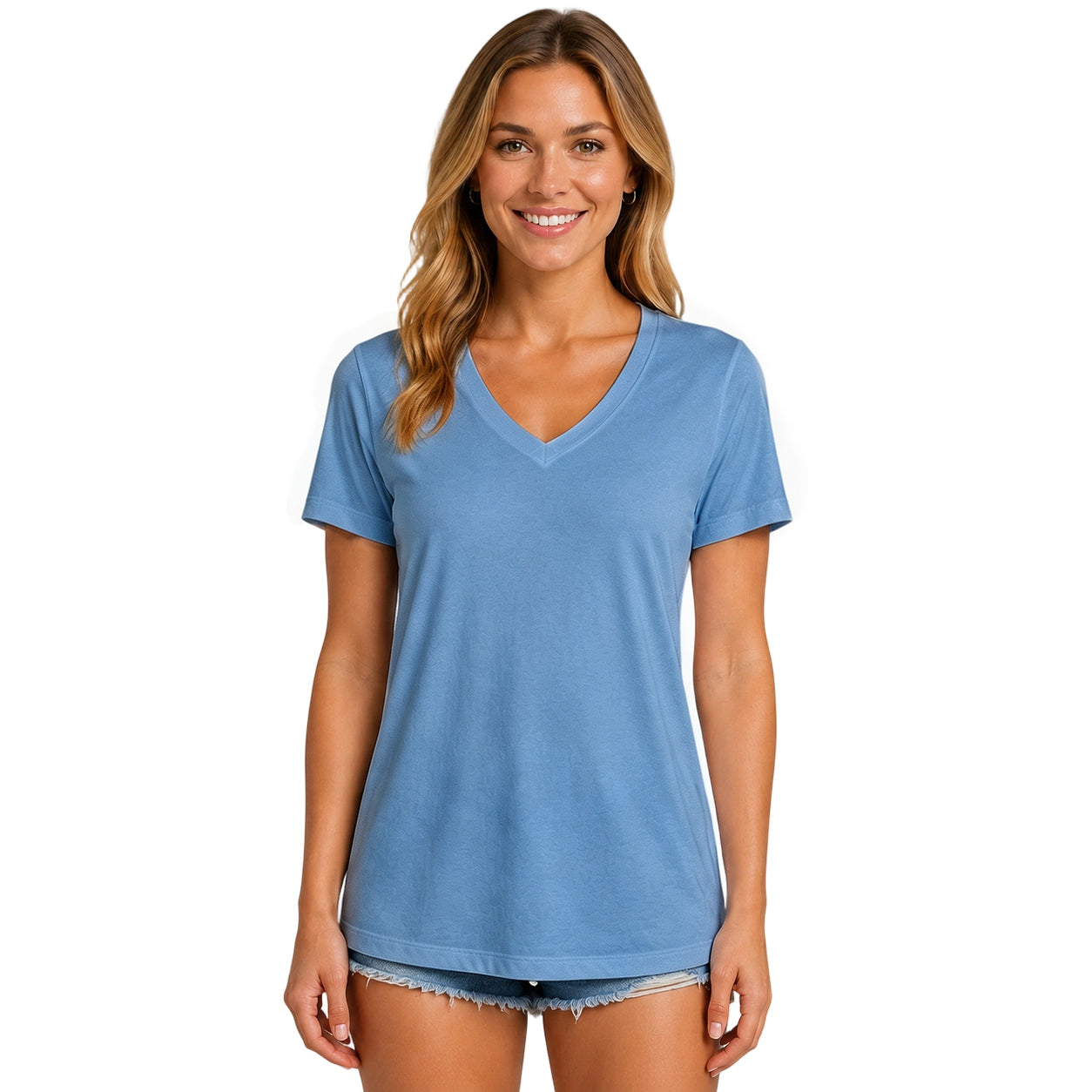 Women's V-Neck Athletic Shirt ✨ Quick-Dry Moisture Wicking UV Protection Workout Top