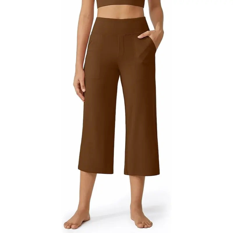 🔥 Once You Try These Capri Yoga Pants, You’ll Want Every Color ✨ High Waisted Comfort Fit with Pockets