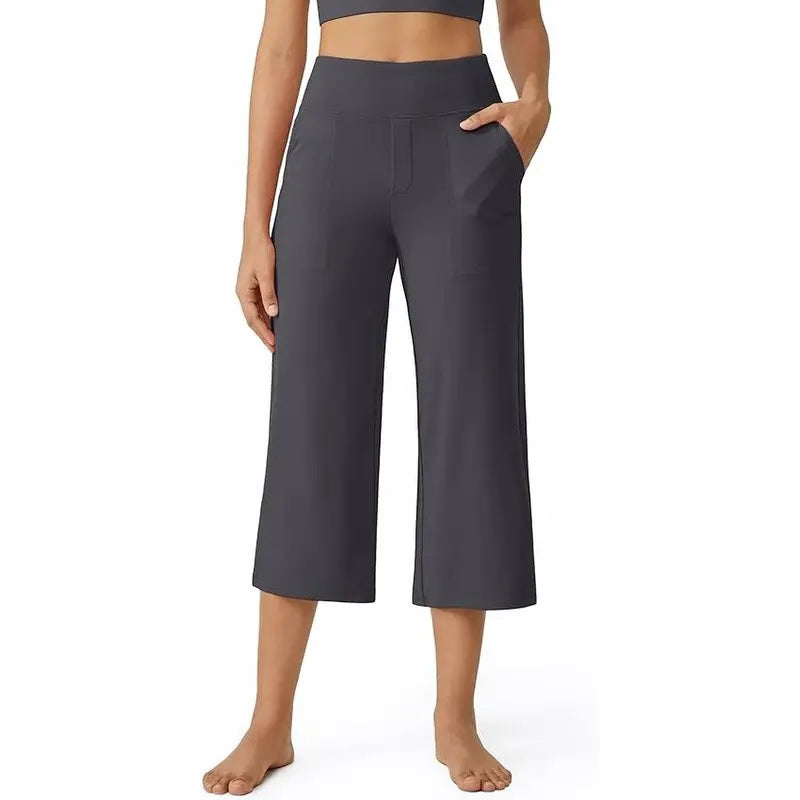 🔥 Once You Try These Capri Yoga Pants, You’ll Want Every Color ✨ High Waisted Comfort Fit with Pockets