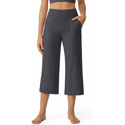 🔥 Once You Try These Capri Yoga Pants, You’ll Want Every Color ✨ High Waisted Comfort Fit with Pockets