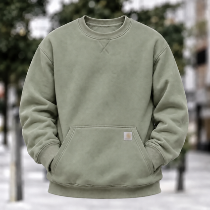 🔥LAST DAY CLERANCE🔥Men's Fleece Crewneck Sweatshirt - 6 PCS