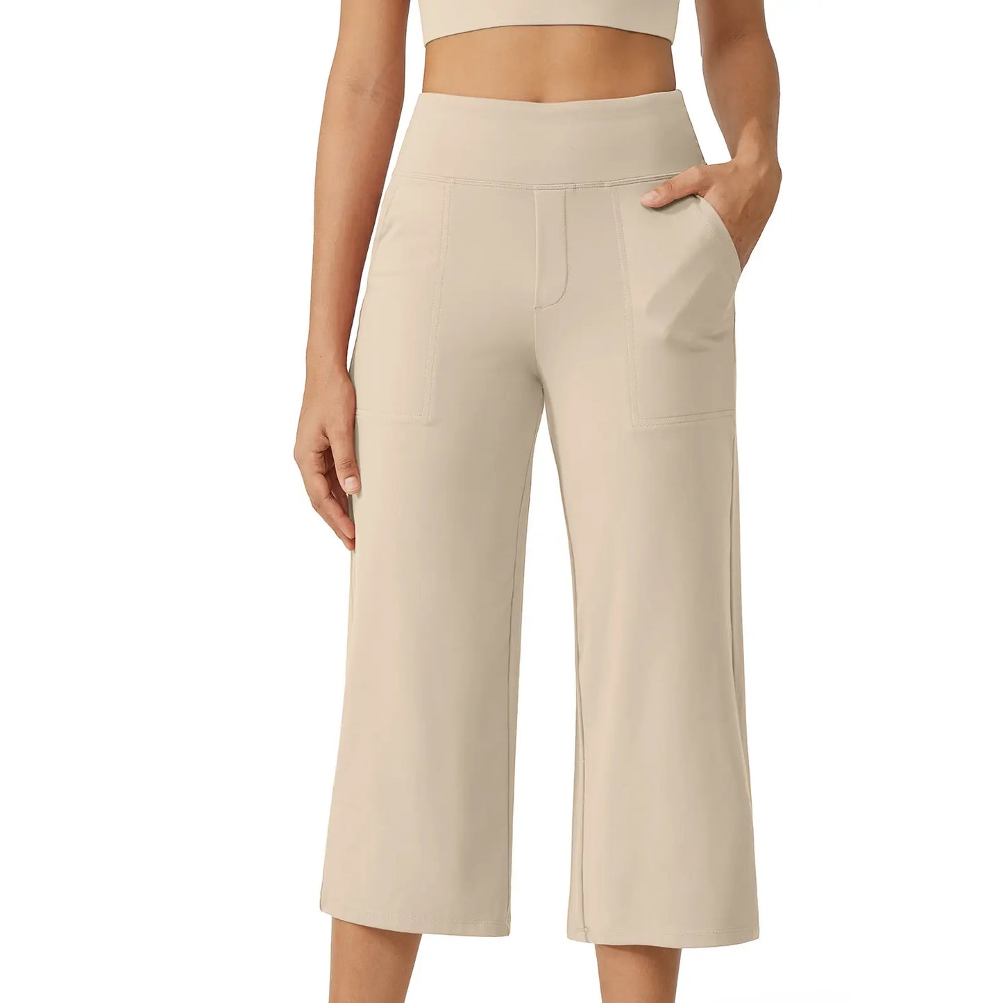 🔥 Once You Try These Capri Yoga Pants, You’ll Want Every Color ✨ High Waisted Comfort Fit with Pockets