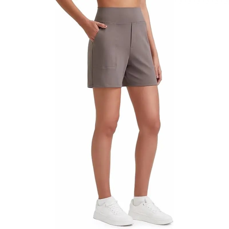 Women's High Waisted Athletic Shorts ✨ Running Yoga Workout Shorts with Pockets Casual Summer Activewear