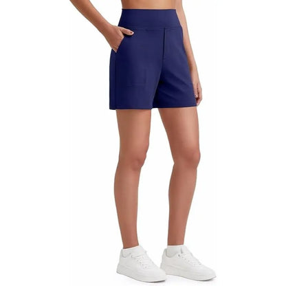 Women's High Waisted Athletic Shorts ✨ Running Yoga Workout Shorts with Pockets Casual Summer Activewear