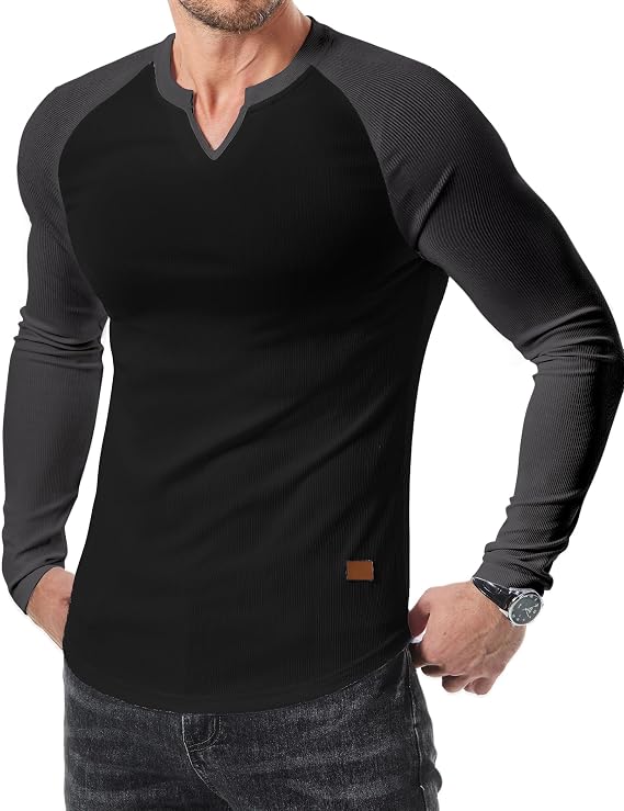 💪 The Shirt That Makes Your Physique Stand Out | Slim Fit Henley Style