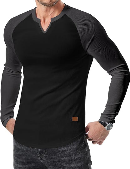 💪 The Shirt That Makes Your Physique Stand Out | Slim Fit Henley Style