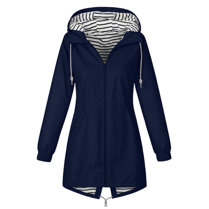 🌧️ Ready When the Weather Turns | Women's Waterproof Hooded Outdoor Jacket