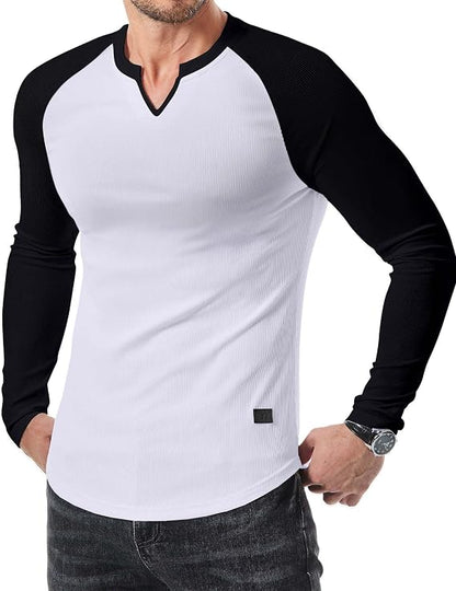 💪 The Shirt That Makes Your Physique Stand Out | Slim Fit Henley Style